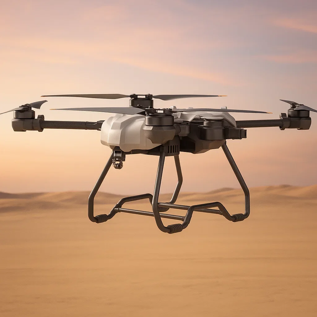 HK-M430 — ATL : Solution Autonomous Transport HK-M430 autonomous transport drone by ATL : Solution — Heavy-duty industrial transport UAV — 30 kg payload, folding frame, firefighting and emergency support.