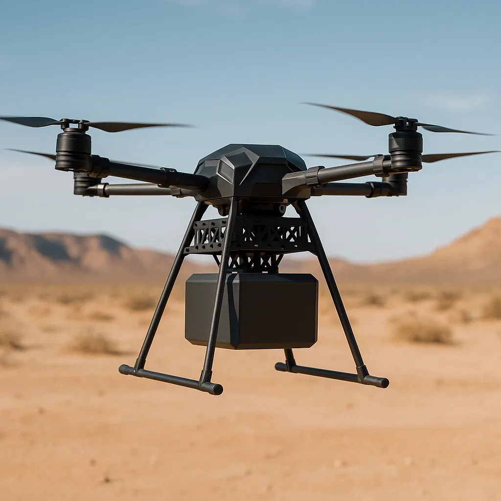 HK-M450 — ATL : Solution Autonomous Transport HK-M450 autonomous transport drone by ATL : Solution — Compact heavy-lift transport UAV for industrial and emergency logistics.